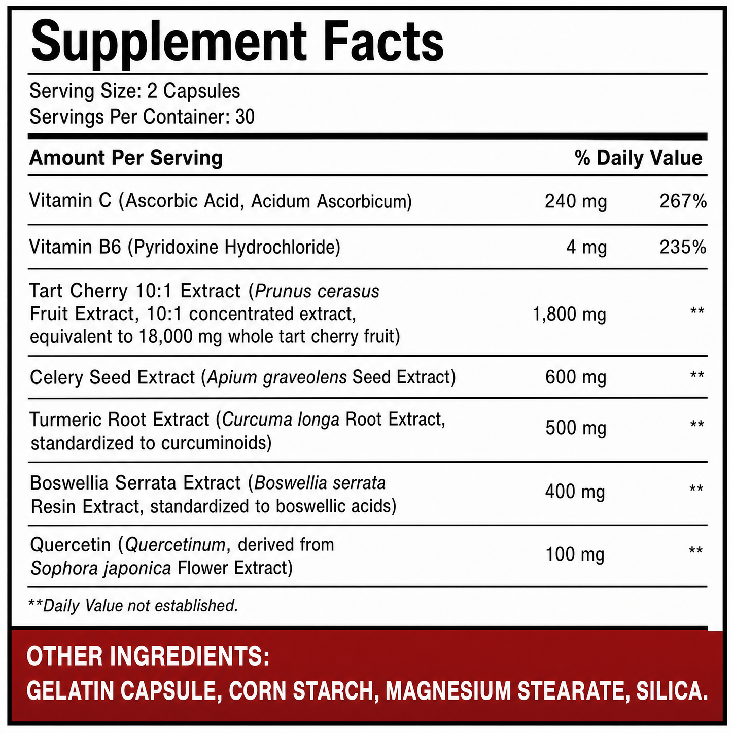 Cold Processed Tart Cherry Extract